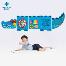 Load image into Gallery viewer, "Croc-ee" Crocodile Activity Wall