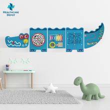 Load image into Gallery viewer, "Croc-ee" Crocodile Activity Wall