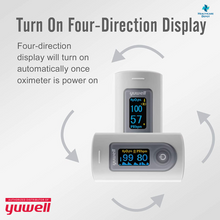 Load image into Gallery viewer, Yuwell - Pulse Oximeter Grey - YX301