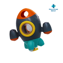Load image into Gallery viewer, Rotating Rocket Shower Toy