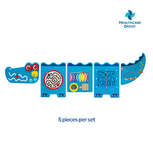 Load image into Gallery viewer, "Croc-ee" Crocodile Activity Wall