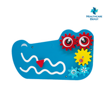 Load image into Gallery viewer, "Croc-ee" Crocodile Activity Wall