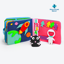 Load image into Gallery viewer, A World of Colors Felt Busy Book