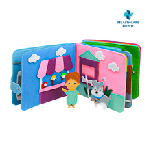 Load image into Gallery viewer, A World of Colors Felt Busy Book