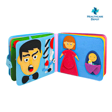 Load image into Gallery viewer, A World of Colors Felt Busy Book