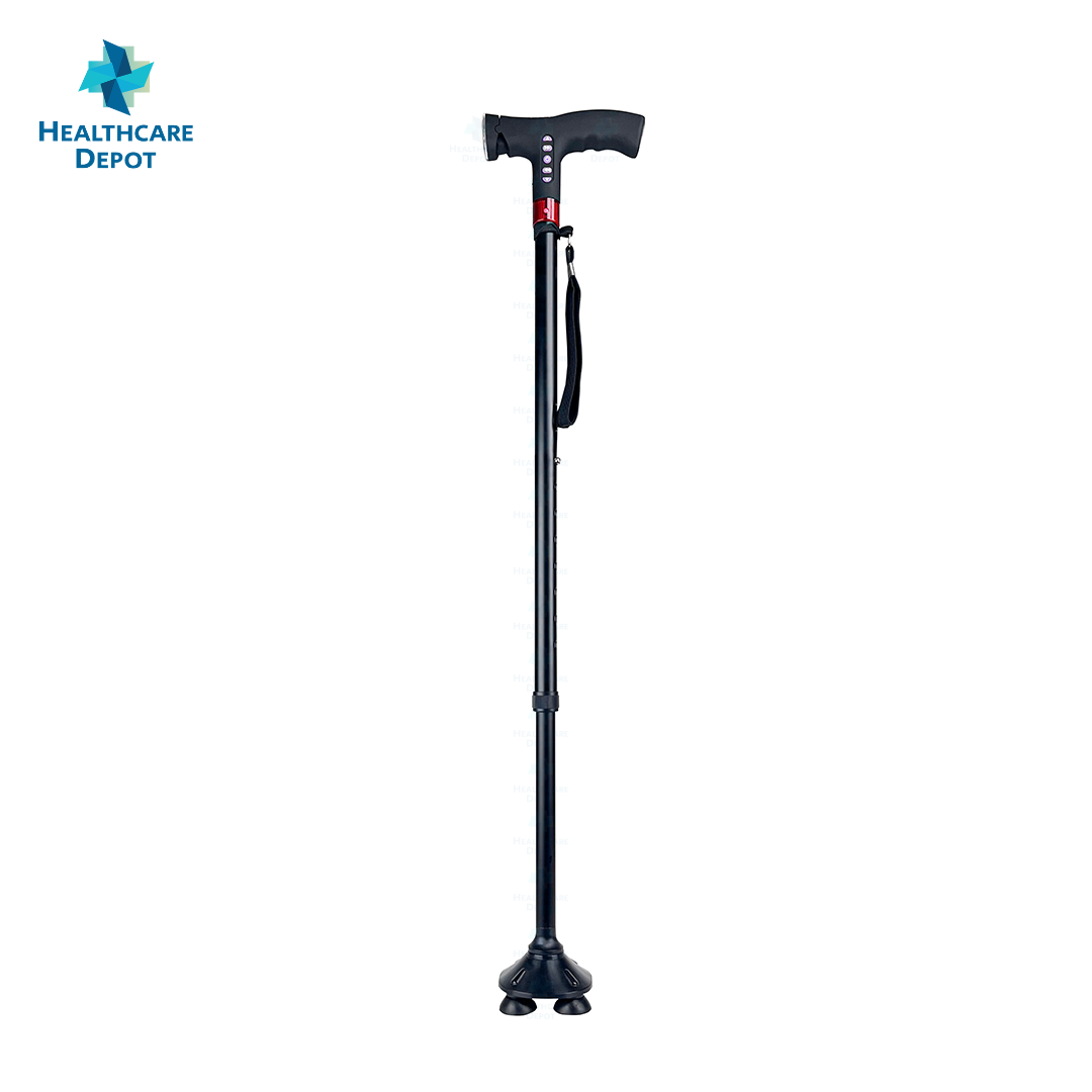 Adjustable Walking Stick Cane (with extra rubber tips)