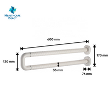 Load image into Gallery viewer, U-Shaped Stainless Steel Anti-slip Bathroom Safety Grab Bar

