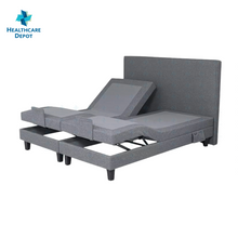 Load image into Gallery viewer, Healthcare Depot&#39;s Split-King Home Care Lifestyle Bed (Dual-motor) with Mattress
