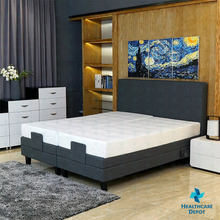 Load image into Gallery viewer, Healthcare Depot&#39;s Split-King Home Care Lifestyle Bed (Dual-motor) with Mattress
