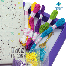 Load image into Gallery viewer, Magical Unicorn String Art D.I.Y Kit
