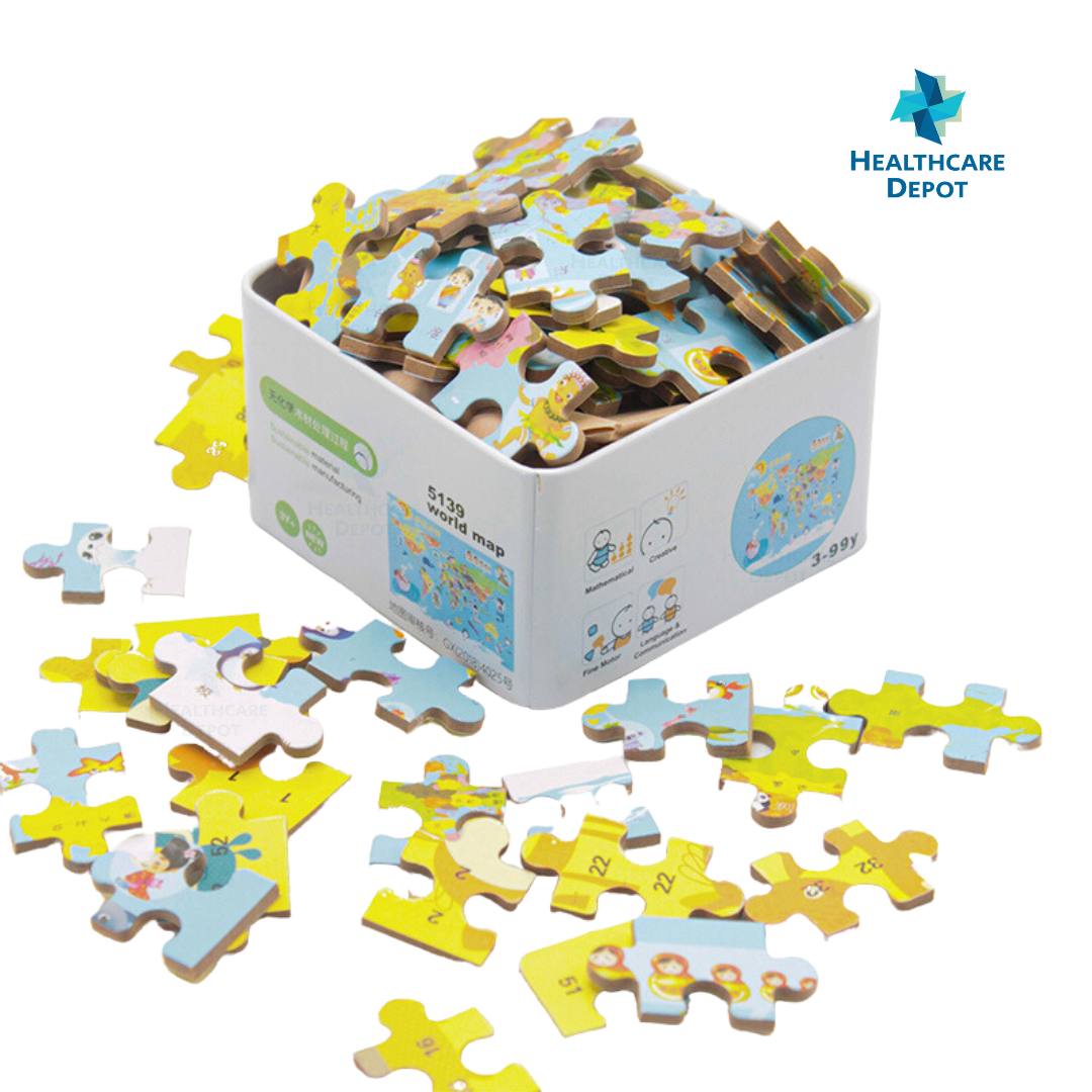 World Map Puzzle (Chinese)