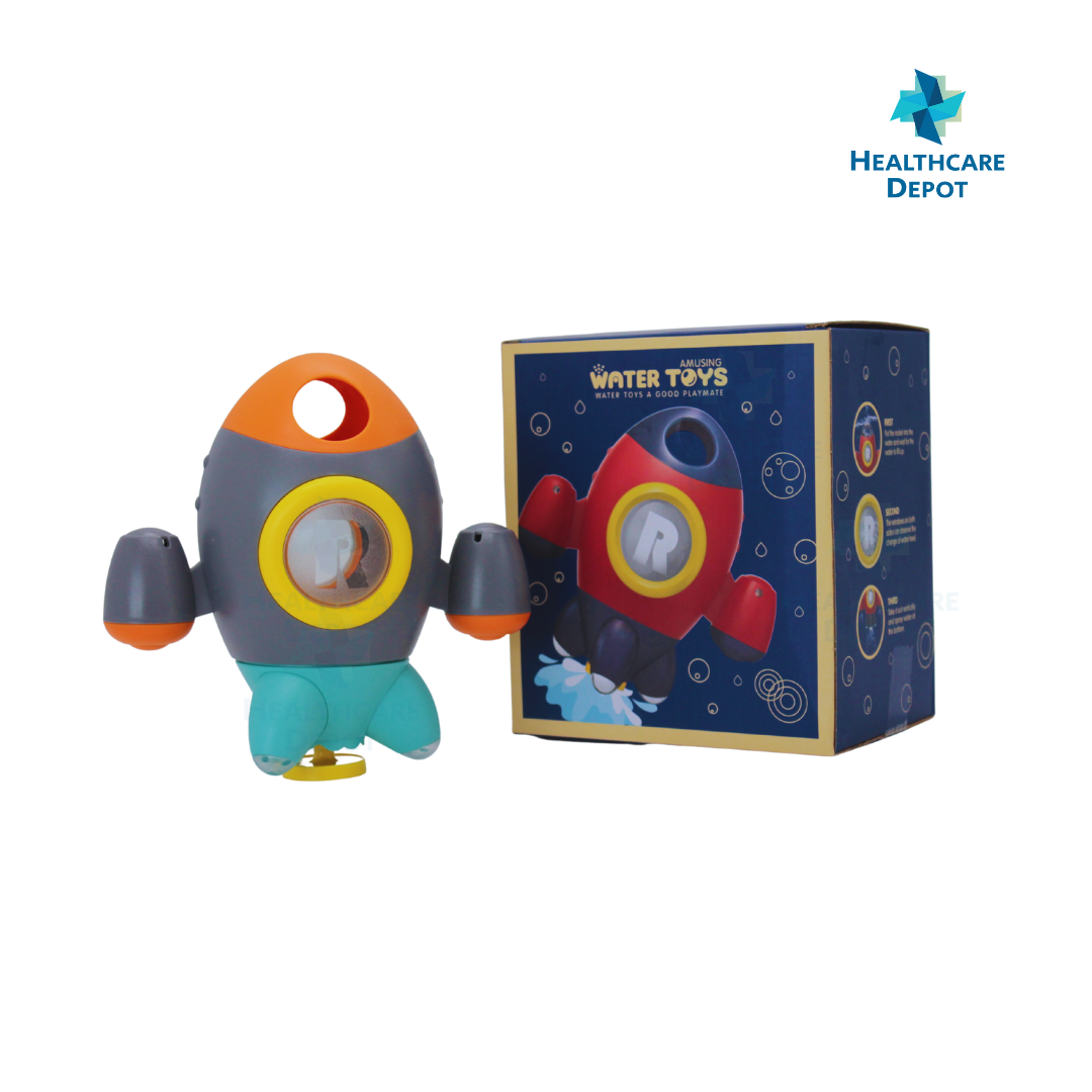 Rotating Rocket Shower Toy