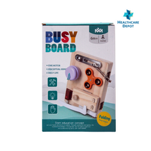 Load image into Gallery viewer, Busy Board for Toddlers: Lock Box Edition
