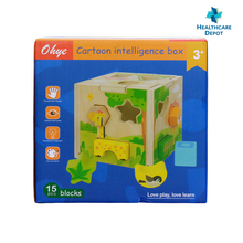 Load image into Gallery viewer, Animal Shape Sorter Wooden Box
