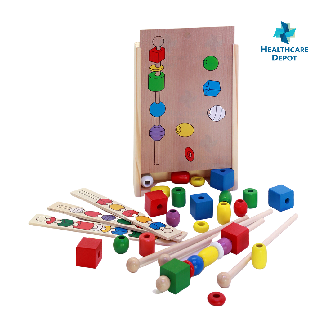 Geometric Shapes Beaded Game Box