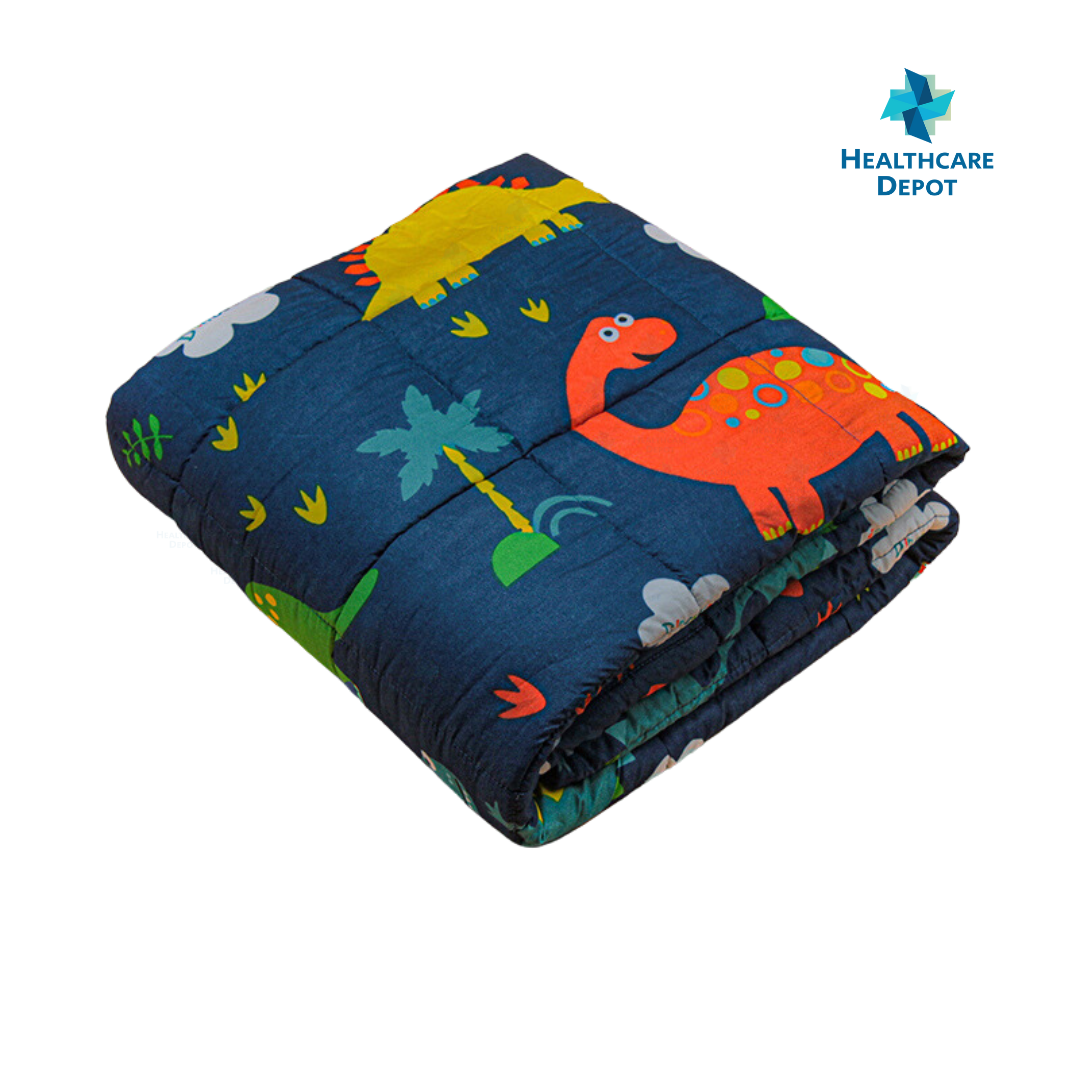 Healthcare Depot's Minky Dot & Microfiber Weighted Blanket for Kids 41