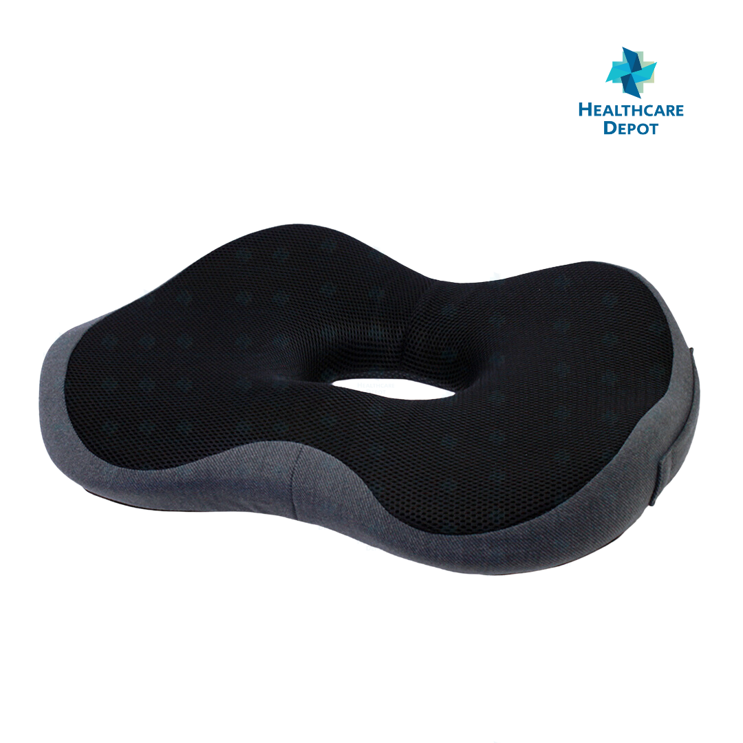 Healthcare Depot's Orthopaedic Coccyx Lumbar Seat Cushion (Round Hole)