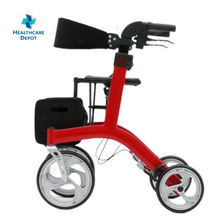 Load image into Gallery viewer, Healthcare Depot&#39;s European Style Aluminum Premium Walker Rollator Drive with Seat
