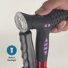 Load and play video in Gallery viewer, Adjustable Walking Stick Cane (with extra rubber tips)
